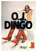 Oj Dingo Boots 2 1970s Vintage Retro Advert