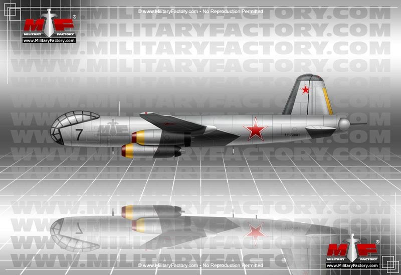 Okb1 Ef131 Jet Powered Bomber Prototype Soviet Union A4 Photo Print
