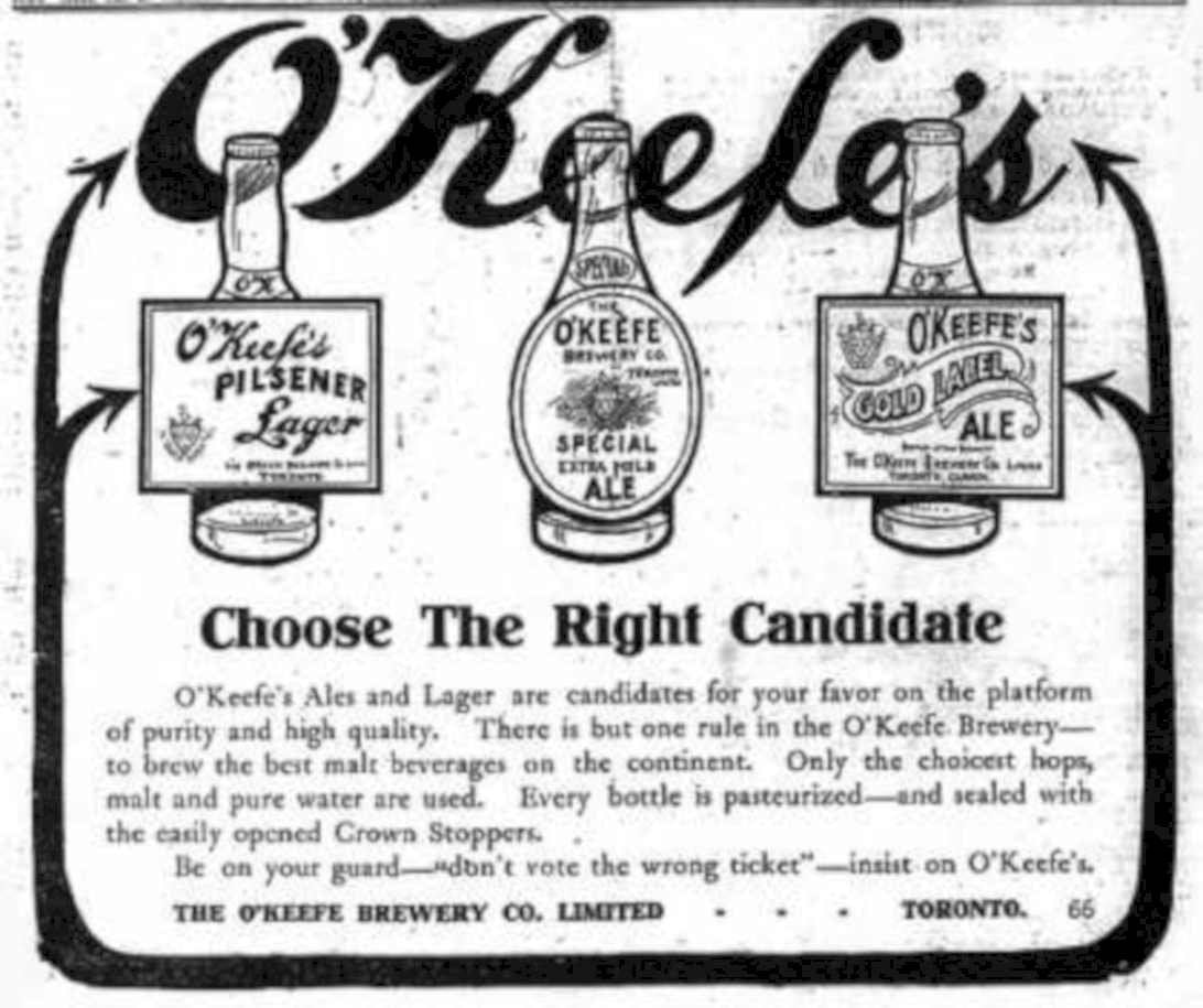 Okeefe Beer 66 Vintage Retro Advert Ads A4 Photo Print