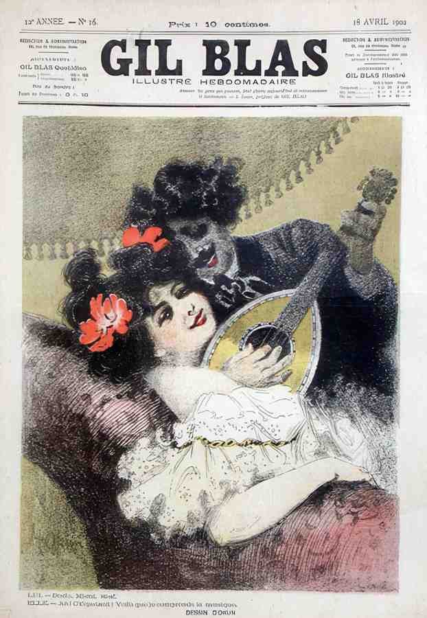 OkunGilBlasCover Vintage Advert A4 Photo Print