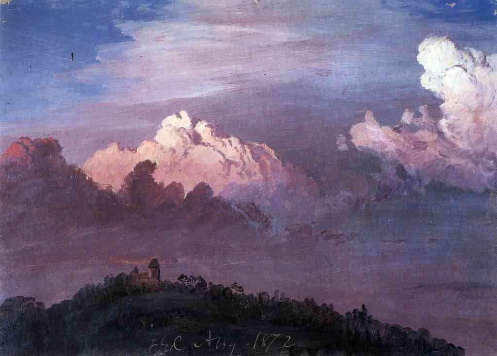 Olana In The Clouds Frederick Edwin Church A4 Photo Print