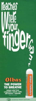 Olbas Finger Power 1990s Vintage Retro Advert