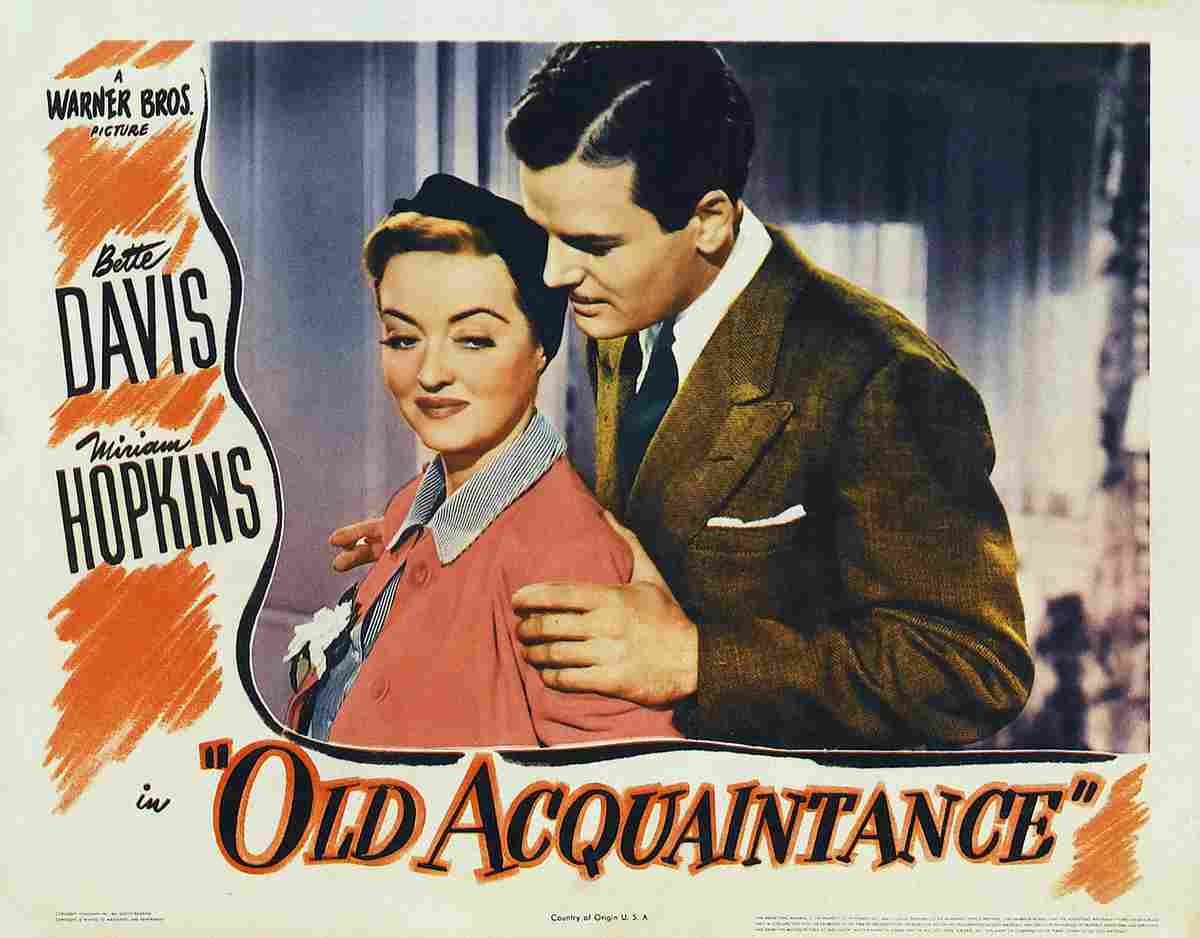Old Acquaintance 03  film star poster A4 Photo Print
