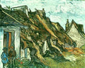 Old Cottages Chaponval 1890 A4 Photo Print