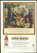Old Crow Bourbon 3 Vintage Retro Advert Ads A4 Photo Print