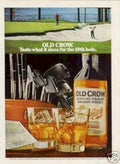 Old Crow Golf Vintage Retro Advert Ads A4 Photo Print