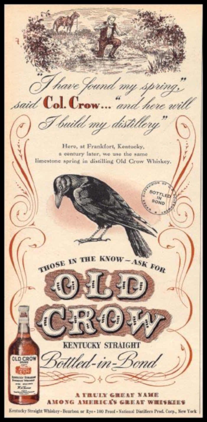Old Crow Spring 1 Vintage Retro Advert Ads A4 Photo Print