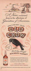 Old Crow Wagon Vintage Retro Advert Ads A4 Photo Print