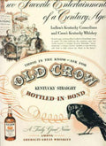 Old Crow Whiskey 1 Vintage Retro Advert Ads A4 Photo Print