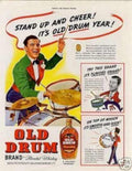 Old Drum Drums Vintage Retro Advert Ads A4 Photo Print