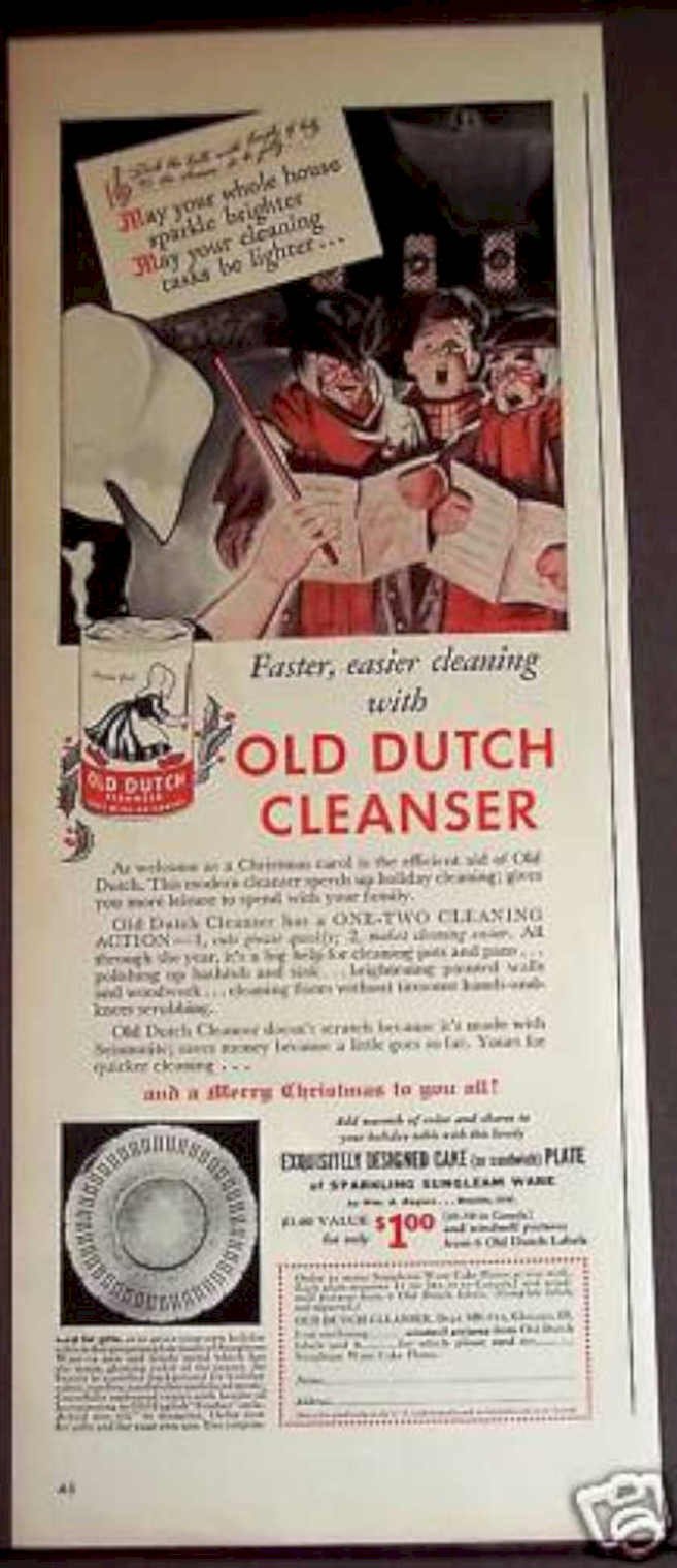 Old Dutch Cleaner 3 Vintage Retro Advert Ads A4 Photo Print