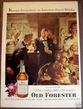 Old Forester Whiskey 4 Vintage Retro Advert Ads A4 Photo Print