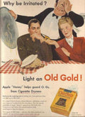 Old Gold Cigarette Vintage Retro Advert Ads A4 Photo Print