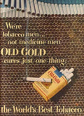 Old Gold Cigarettes Vintage Retro Advert Ads A4 Photo Print