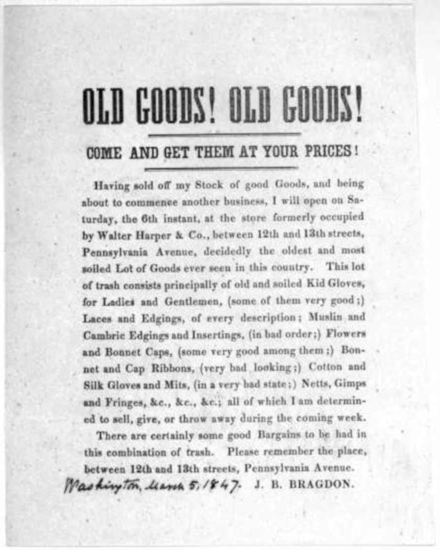Old Goods Reopen Vintage Retro Advert Ads A4 Photo Print
