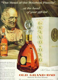 Old Grand Dad 2 Vintage Retro Advert Ads A4 Photo Print