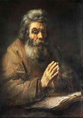Old Man Praying Rembrandt 2 A4 Photo Print