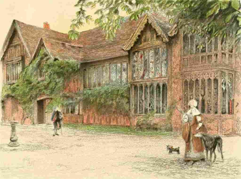 Old Manor Houses 1920 11 A4 Photo Print