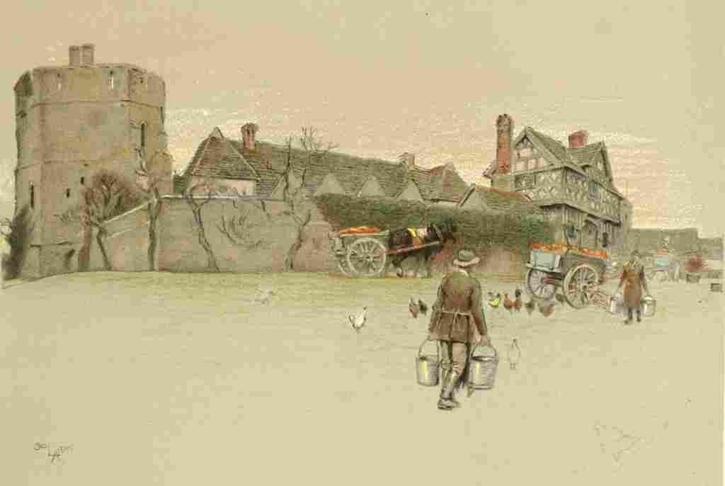 Old Manor Houses 1920 2 A4 Photo Print