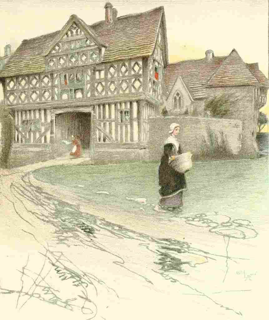 Old Manor Houses 1920 3 A4 Photo Print