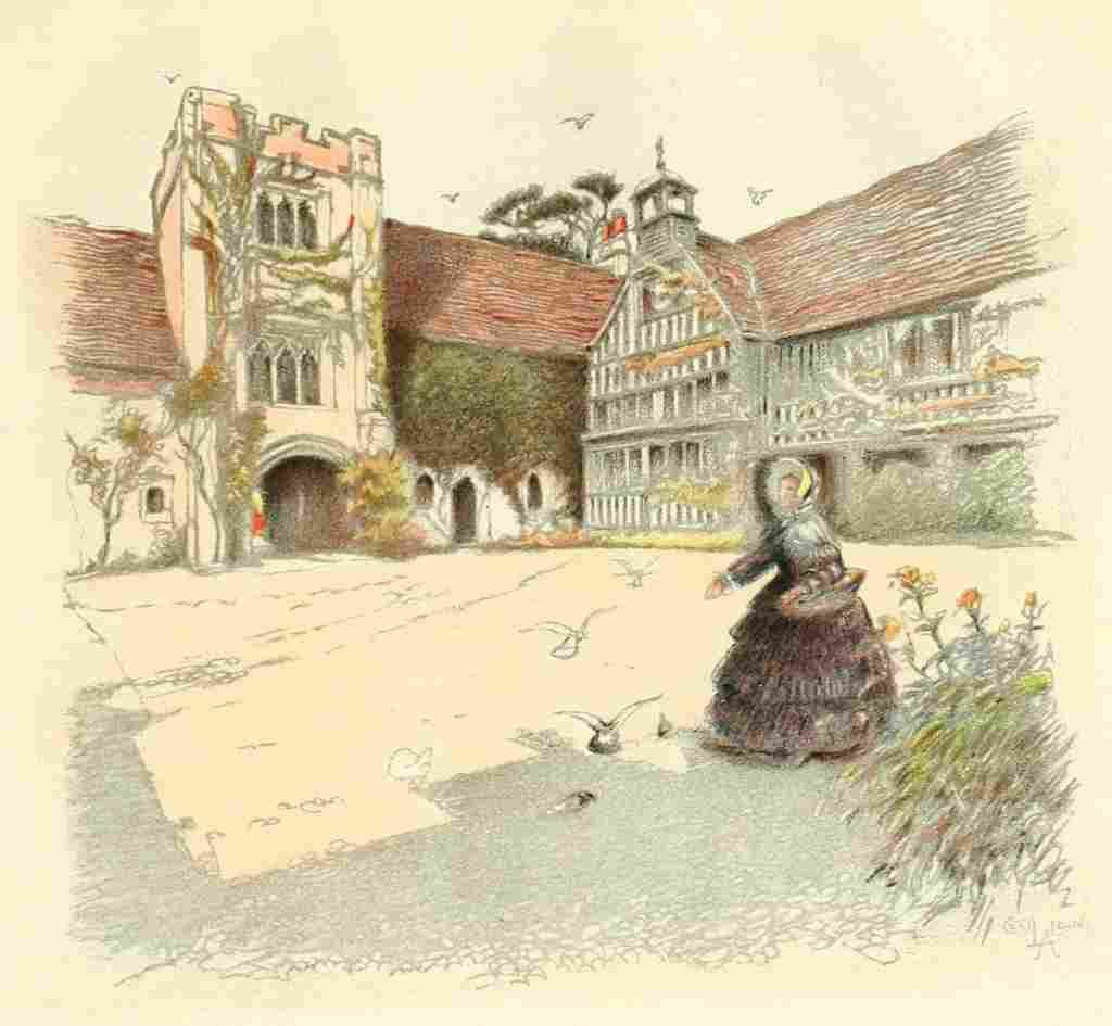 Old Manor Houses 1920 5 A4 Photo Print
