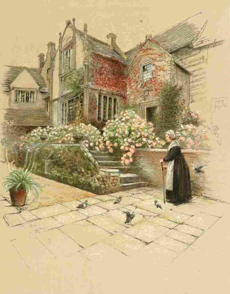 Old Manor Houses 1920 8 A4 Photo Print