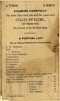 Old Nick Flyer Vintage Retro Advert Ads A4 Photo Print