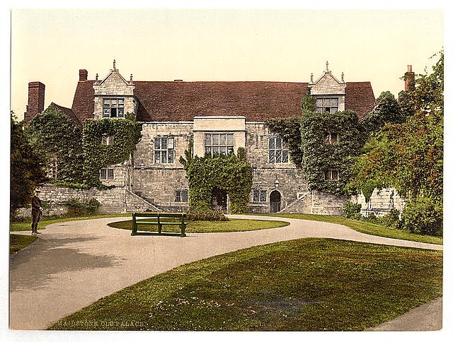 Old Palace Maidstone Vintage A4 Photo Print