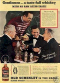Old Schenley Whiskey Vintage Retro Advert Ads A4 Photo Print