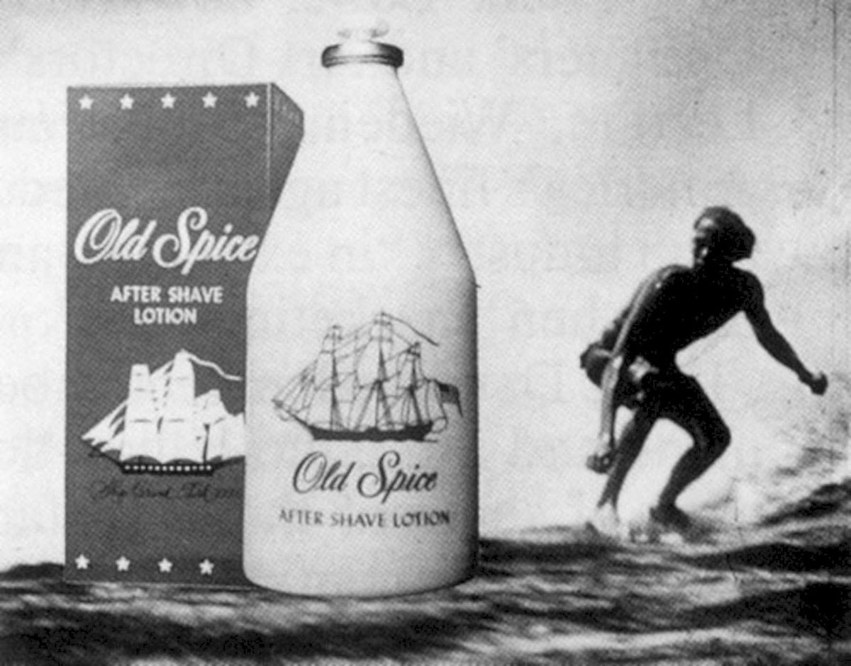 Old Spice Aftershave 1960s Vintage Retro Advert