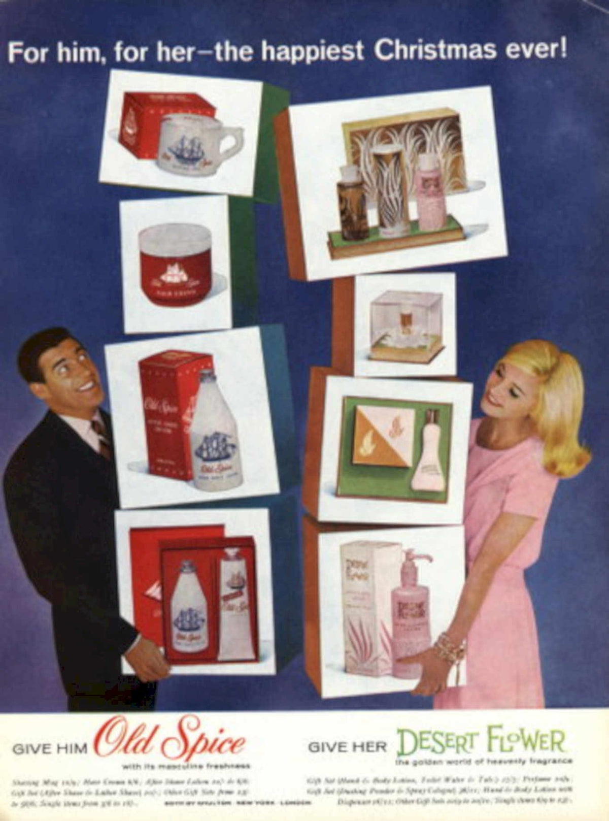 Old Spice Desert 1960s Vintage Retro Advert