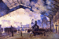 Old St Lazarre Station Monet Impressionism A4 Photo Print