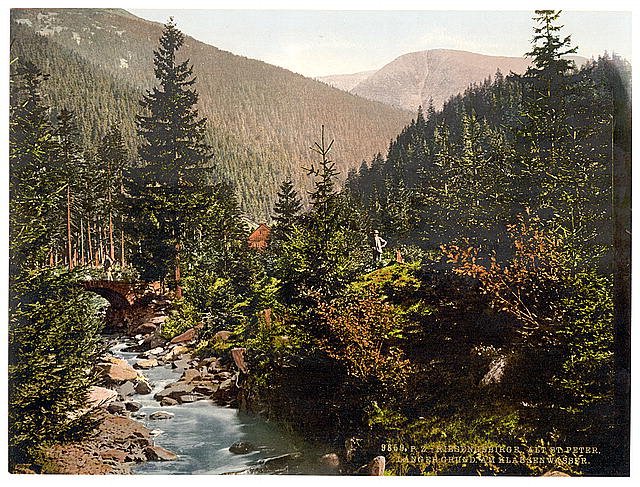 Old St Peter Riesengebirge Vintage A4 Photo Print