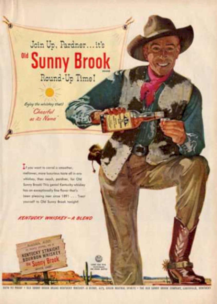 Old Sunny Brook Vintage Retro Advert Ads A4 Photo Print