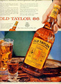 Old Taylor Bourbon 3 Vintage Retro Advert Ads A4 Photo Print