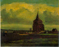 Old Tower Van Gogh A4 Photo Print
