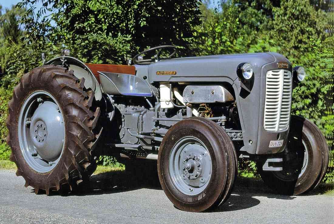 Old Tractor Ferguson FE 35 1957 A4 Photo Print