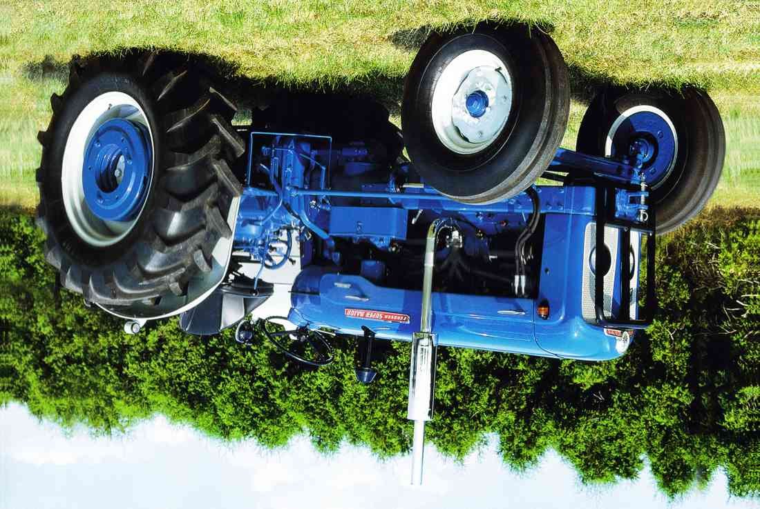 Old Tractor Ford Super Major 52 Hp 1960 A4 Photo Print