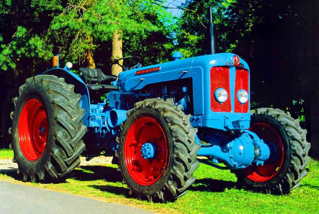 Old Tractor Fordson Roadless Super Major 1964 A4 Photo Print 2