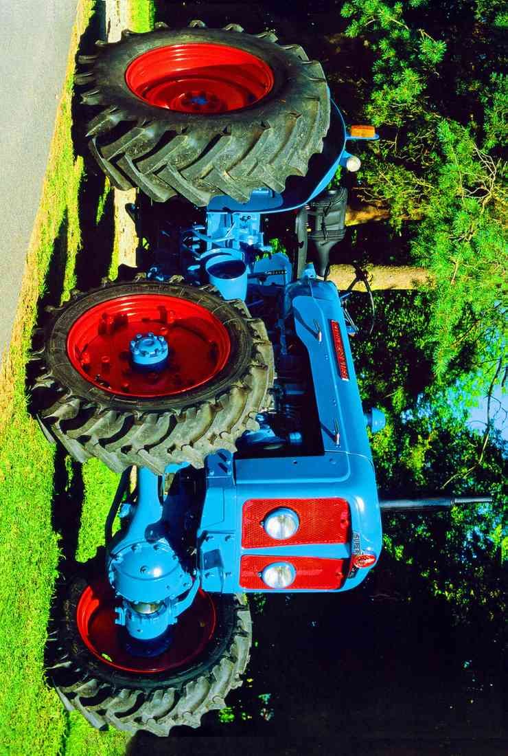 Old Tractor Fordson Roadless Super Major 1964 A4 Photo Print