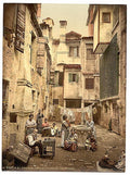 Old Venetian courtyard Venice Vintage A4 Photo Print