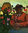Old Woman In The Garden Paula Modersohn Becker A4 Photo Print