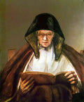 Old Woman Reading Rembrandt A4 Photo Print