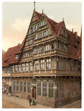 Old house Hildesheim Hanover Vintage A4 Photo Print