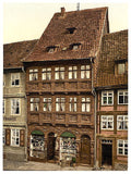 Old houses Wernigerode Hartz Vintage A4 Photo Print