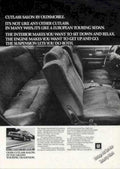 Olds Cutlass Salon Vintage Retro Advert Ads A4 Photo Print