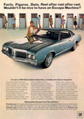 Olds Cutlass Supreme 1970s Vintage Retro Advert
