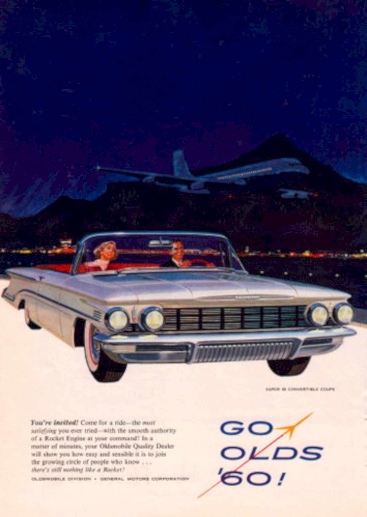 Olds Rocket 88 1960s Vintage Retro Advert