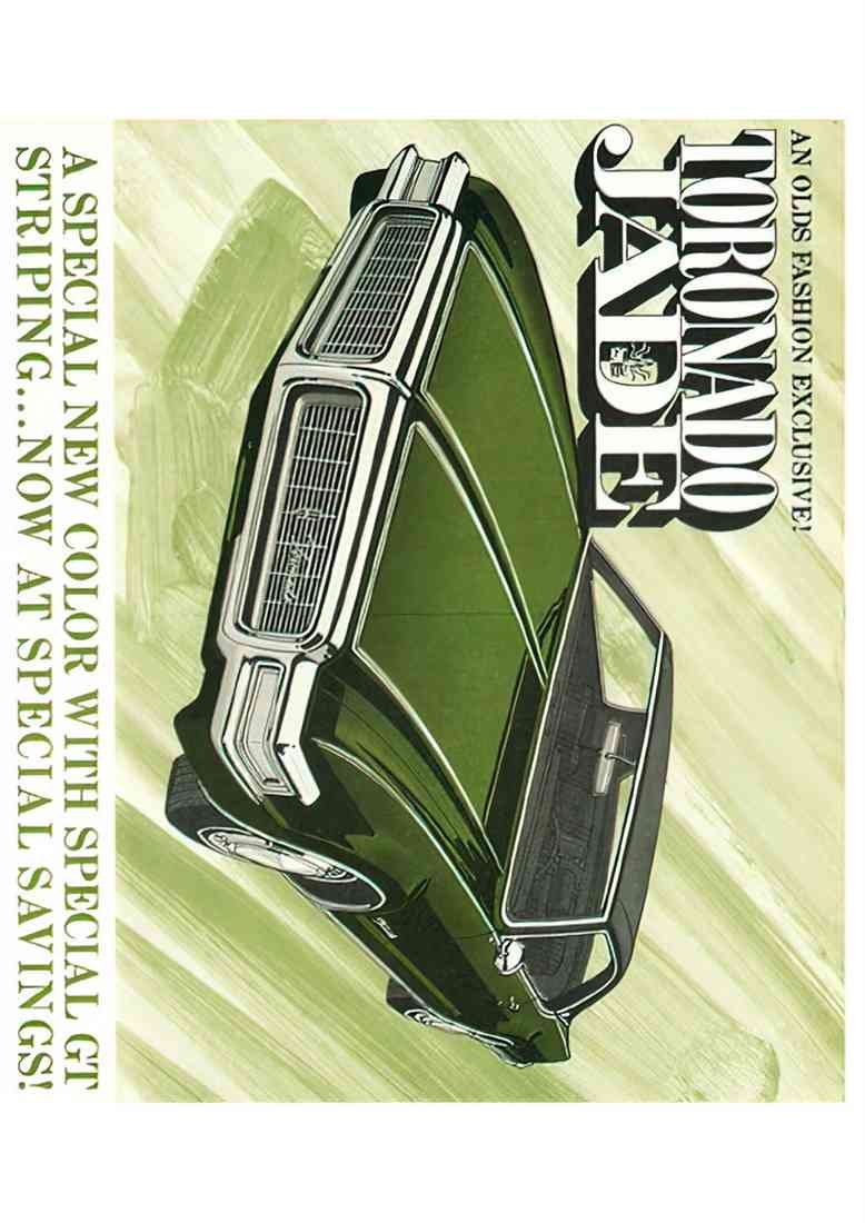Oldsmobile 1969 ToronadoJade A4 Photo Print