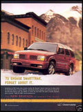 Oldsmobile Bravada Winter Vintage Retro Advert Ads A4 Photo Print
